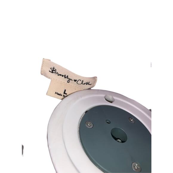 Brooklyn Cloth Light Purple Quarter Zip Pullover Sweater SELF LOVE CLUB L - Picture 4 of 5